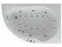 Ванна акриловая Aquatek Вирго 1500х1000 ассиметричная, правая, без гидромассажа, с фр.панелью