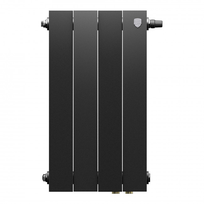 Радиатор биметаллический Royal Thermo Piano Forte 500 черный VR80 - 4 секц. Радиатор биметаллический Royal Thermo Piano Forte 500 черный VR80 - 4 секц.