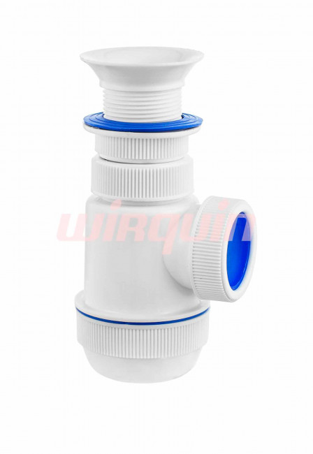 Сифон для раковины и мойки VIRPlast "МИНИ Элит" с пластиковым выпуском 63 мм, выход 40 мм Сифон для раковины и мойки VIRPlast "МИНИ Элит" с пластиковым выпуском 63 мм, выход 40 мм