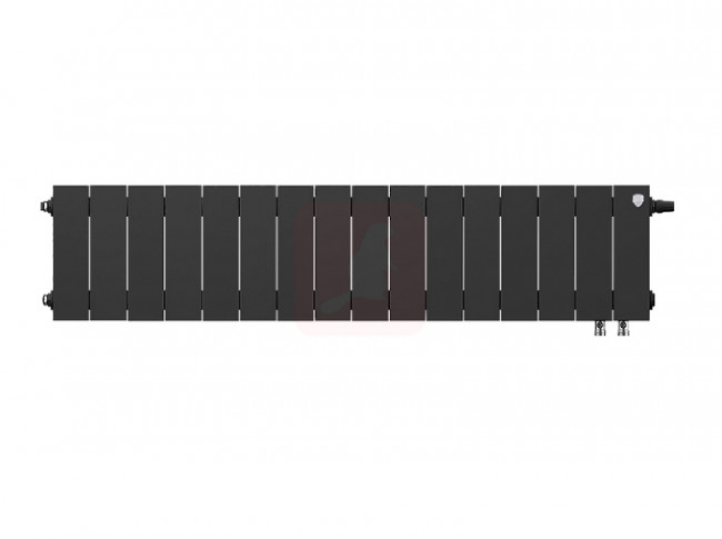 Биметаллический радиатор Royal Thermo Piano Forte 200 VDR Noir Sable, 16 секций Биметаллический радиатор Royal Thermo Piano Forte 200 VDR Noir Sable, 16 секций