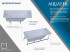Ванна акриловая Aquatek Eco-Friendly Калибри прямоугольная 1500х700 без гидромассажа, панелей, каркаса и слив-перелива
