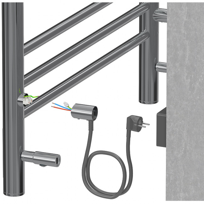 Полотенцесушитель электрический Aquatek Альтаир П7 500х700 (quick touch) AQ EL KP0770CH хром