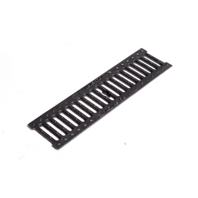 Решетка чугунная щелевая Aquastok Norma DN100 C250 500х136х15 (31013C)