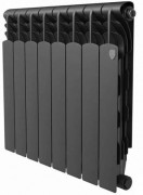 Радиатор биметаллический Royal Thermo Revolution B 500, Черный — 8 секций Радиатор биметаллический Royal Thermo Revolution B 500, Черный — 8 секций