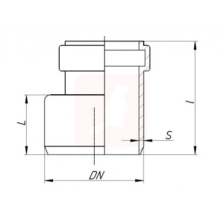 Редукция канализационная Ostendorf Skolan dB SKR 110/56