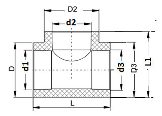 Тройник переходной Valfex PPR 25х20х25, белый Тройник переходной Valfex PPR 25х20х25, белый