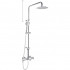Душевая система с изливом и с регулировкой высоты Ramon Soler Blautherm 935612RP300 хром