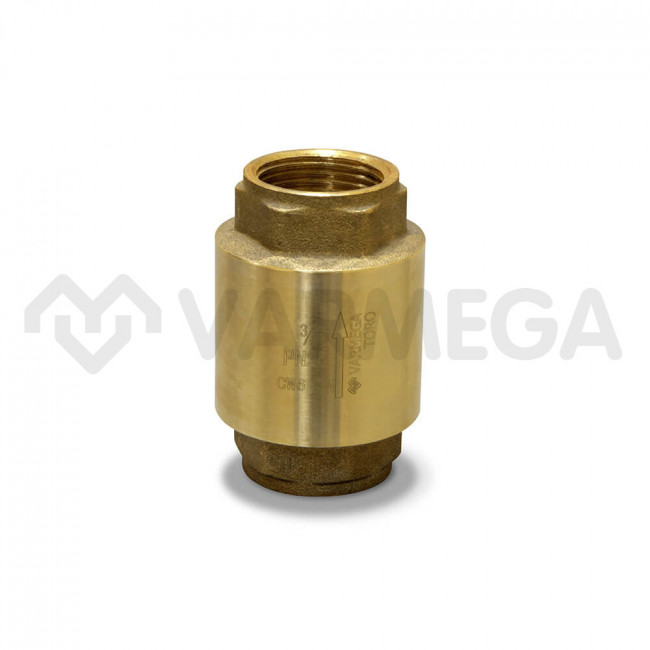 Клапан обратный Varmega латунный ДУ32(1 1/4") ВР-ВР усиленный VMCV06-N00707 