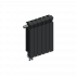 Радиатор биметаллический Rifar Monolit 500 х 6 сек. НП левое (MVL) Антрацит