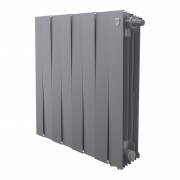 Радиатор биметаллический Royal Thermo Piano Forte 500 серебристый VR80 - 8 секц. Радиатор биметаллический Royal Thermo Piano Forte 500 серебристый VR80 - 8 секц.