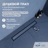 Душевой лоток RGW SDR-22B-40 400 мм D50 двухсторонний линейный, с крышкой под плитку и опорами, черный 47212240-04