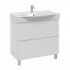 Тумба с раковиной Sanstar Arista 105 2 ящика, напольная, белая, Элвис 105