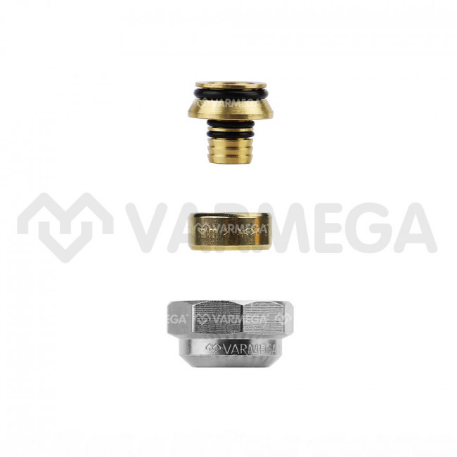 Адаптер резьбовой Varmega/VT 3/4"ЕK-16х2,2 евроконус VM09202 Адаптер резьбовой Varmega/VT 3/4"ЕK-16х2,2 евроконус VM09202