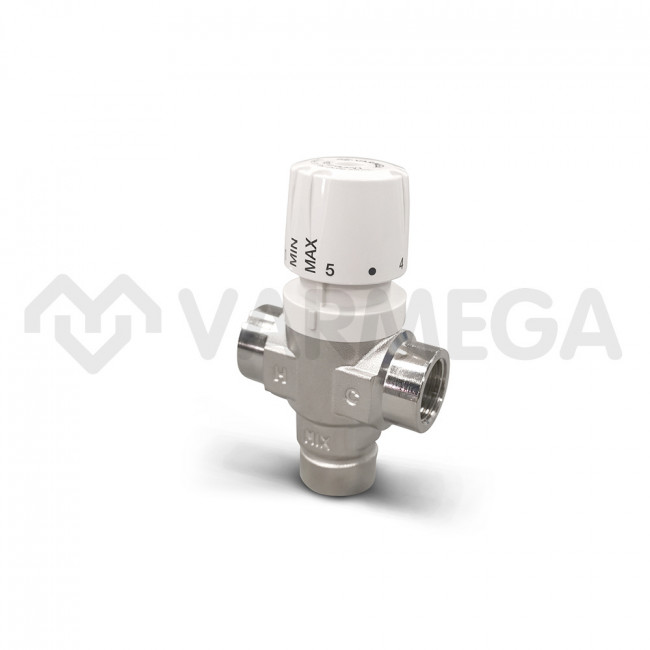 Термостатический смесительный клапан Varmega T270132N-UT DN15 ВР 1/2", Kvs 1.3, PN10, 30-65°С, смешение вниз Термостатический смесительный клапан Varmega T270132N-UT DN15 ВР 1/2", Kvs 1.3, PN10, 30-65°С, смешение вниз