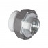 Муфта комбинированная, разъемная (американка) Valfex PPR ВР 40х1 1/4", белая