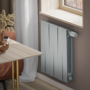Радиатор биметаллический Royal Thermo Piano Forte 500 серебристый VR80 - 6 секц. Радиатор биметаллический Royal Thermo Piano Forte 500 серебристый VR80 - 6 секц.