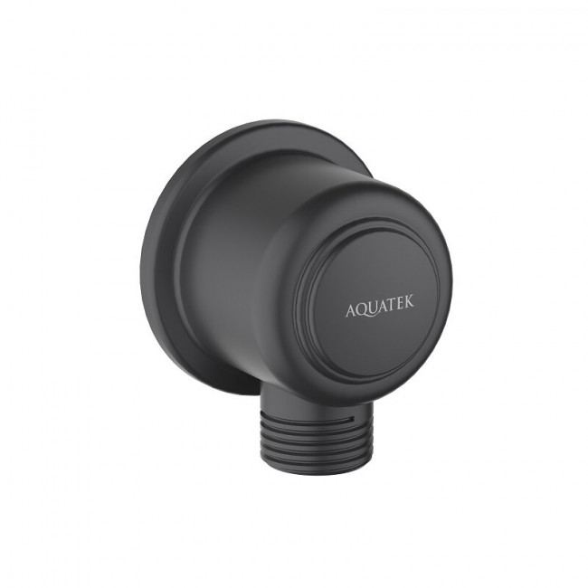 Шланговое подсоединение Aquatek Классик, черный матовый AQ2461MB Шланговое подсоединение Aquatek Классик, черный матовый AQ2461MB