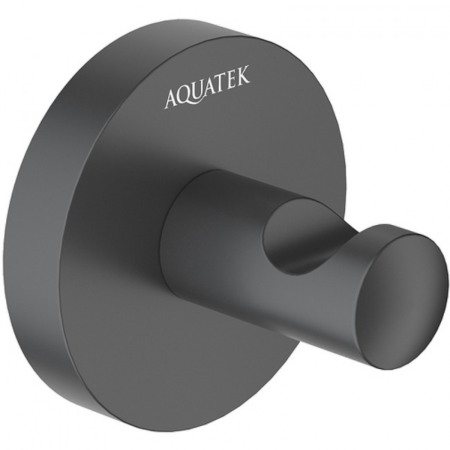 Крючок Aquatek Оберон матовый черный AQ4201MB