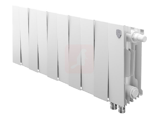 Биметаллический радиатор Royal Thermo Piano Forte 200 VDR Bianco Traffico, 10 секций Биметаллический радиатор Royal Thermo Piano Forte 200 VDR Bianco Traffico, 10 секций