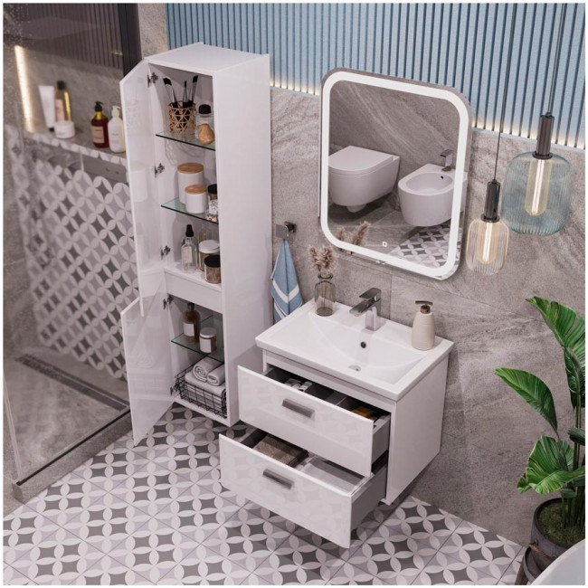Тумба с раковиной Sanstar Gretta 60, напольная, Fest 60 Тумба с раковиной Sanstar Gretta 60, напольная, Fest 60