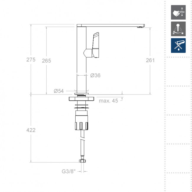 Смеситель для кухни Ramon Soler Kitchen 388401MCNM черный Смеситель для кухни Ramon Soler Kitchen 388401MCNM черный