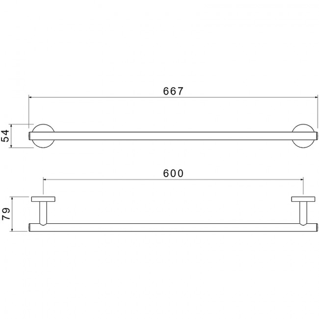 Полотенцедержатель Aquatek Оберон 600 мм, матовый черный AQ4214MB Полотенцедержатель Aquatek Оберон 600 мм, матовый черный AQ4214MB