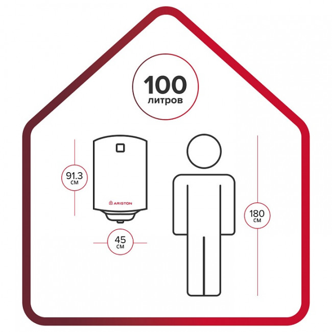 Водонагреватель накопительный электрический Ariston ABS PRO1 R 100V