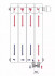 Радиатор биметаллический Rifar Monolit 500 х12 сек. НП правое (MVR) Титан