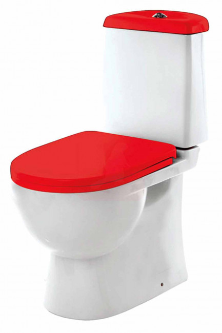Унитаз-компакт Sanita luxe BEST COLOR RED Унитаз-компакт Sanita luxe BEST COLOR RED