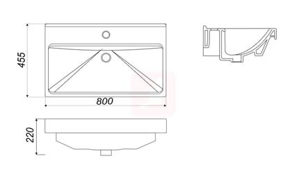 Тумба с раковиной Sanstar Gretta 80, напольная, Fest 80 Тумба с раковиной Sanstar Gretta 80, напольная, Fest 80