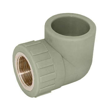 Колено комбинированное GF+Hakan PPR ВР 32х3/4", серое Колено комбинированное GF+Hakan PPR ВР 32х3/4", серое