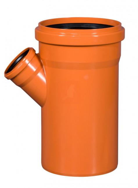 Тройник канализационный Ostendorf KGEA 250/110х45° Тройник канализационный Ostendorf KGEA 250/110х45°