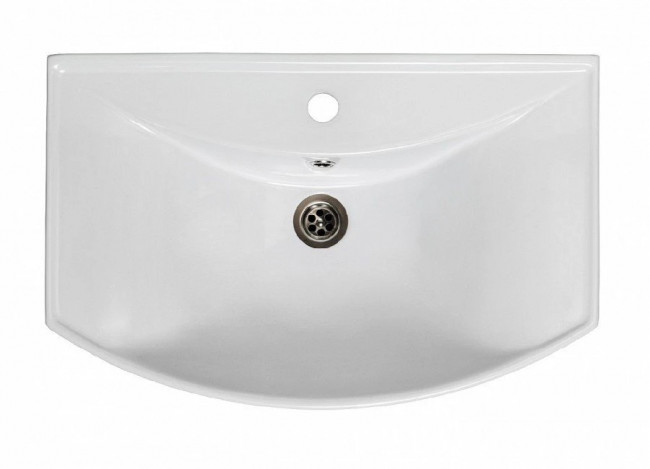 Тумба с раковиной Sanstar Bianco 85, без ящиков, белая, Стиль 85