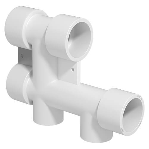 Распределительный блок Miano 25x20 белый 030091801 Распределительный блок Miano 25x20 белый 030091801