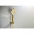 Душевая лейка Aquatek Оберон с шлангом и настенным держателем, 3 режима струи, шлиф. золото AQ2033BG