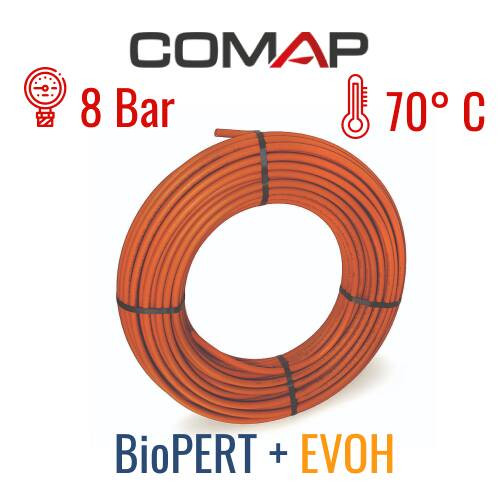 Труба из сшитого полиэтилена Comap BioPERT EVON 16x2,0мм 8 бар Orange серия 9021 (600) Труба из сшитого полиэтилена Comap BioPERT EVON 16x2,0мм 8 бар Orange серия 9021 (600)