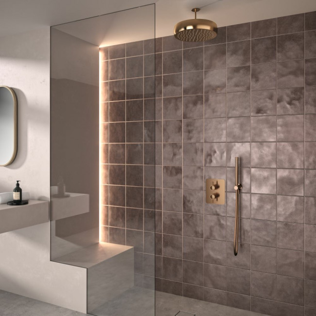 Излив душевой круглый Ramon Soler Hydrotherapy D300 мм., потолочный, встраиваемый, латунь BV02RMVOLCUC медь Излив душевой круглый Ramon Soler Hydrotherapy D300 мм., потолочный, встраиваемый, латунь BV02RMVOLCUC медь