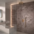 Излив душевой круглый Ramon Soler Hydrotherapy D300 мм., потолочный, встраиваемый, латунь BV02RMVOLCUC медь