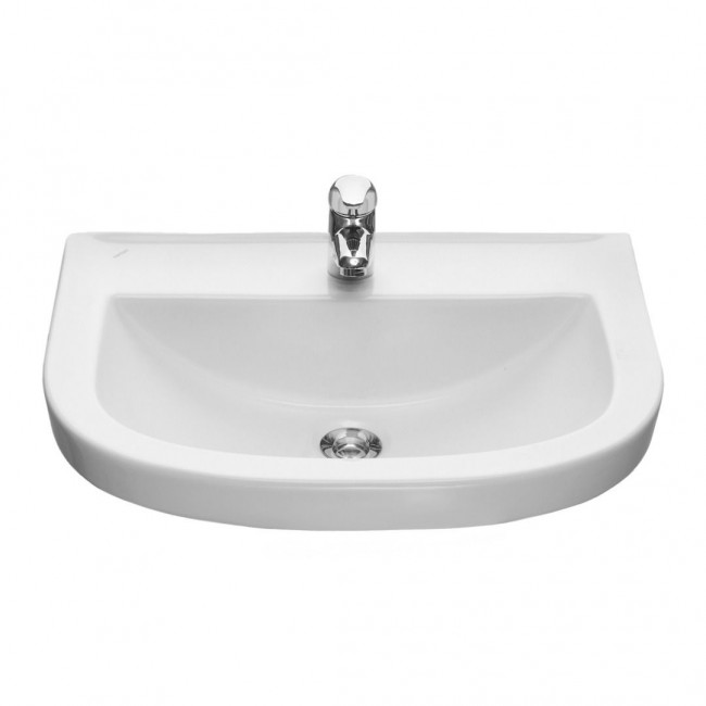 Раковина Santeri Pro 565х425 подвесная, белая (кронштейны 1.8937.1.S99.980.5) 131155S0010B0 Раковина Santeri Pro 565х425 подвесная, белая (кронштейны 1.8937.1.S99.980.5) 131155S0010B0