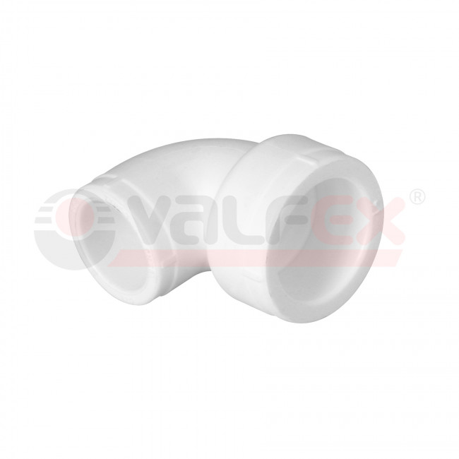Колено Valfex PPR переходное 25х20х90 гоад., белое Колено Valfex PPR переходное 25х20х90 гоад., белое