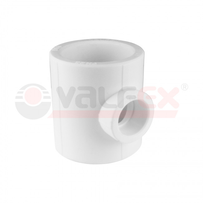 Тройник переходной Valfex PPR 50х32х50, белый Тройник переходной Valfex PPR 50х32х50, белый