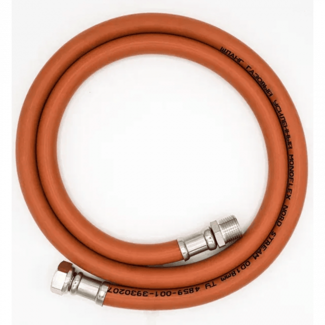 Подводка для газа гибкая Monoflex NS ПВХ 1/2" 3000 мм ВР-НР Подводка для газа гибкая Monoflex NS ПВХ 1/2" 3000 мм ВР-НР