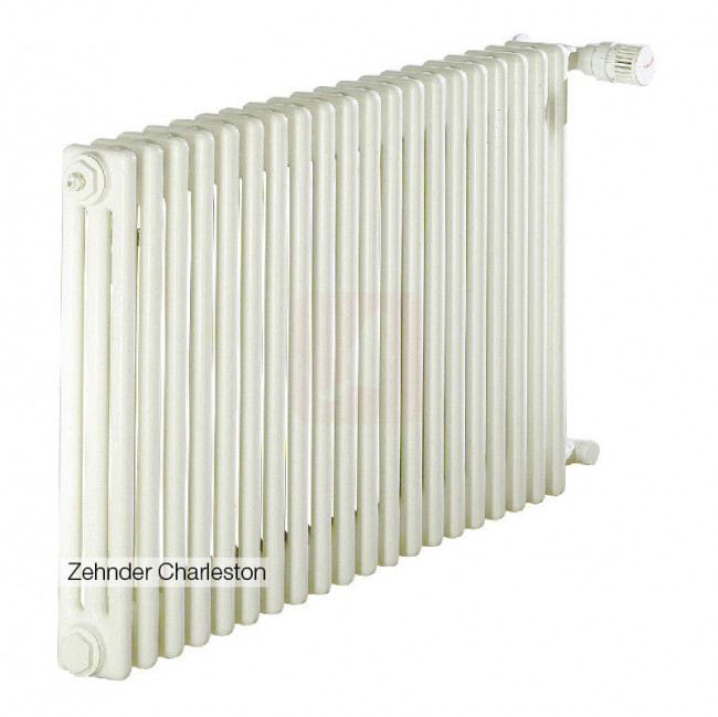 Радиатор трубчатый стальной Zehnder Charleston Retrofit 3030, 34 сек.1/2 бок.подк. RAL9016 (кроншт.в компл.) Радиатор трубчатый стальной Zehnder Charleston Retrofit 3030, 34 сек.1/2 бок.подк. RAL9016 (кроншт.в компл.)