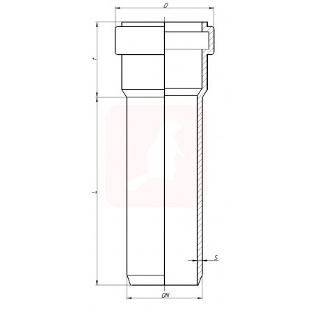 Труба канализационная Ostendorf KG2000EM SN 10 400х3000
