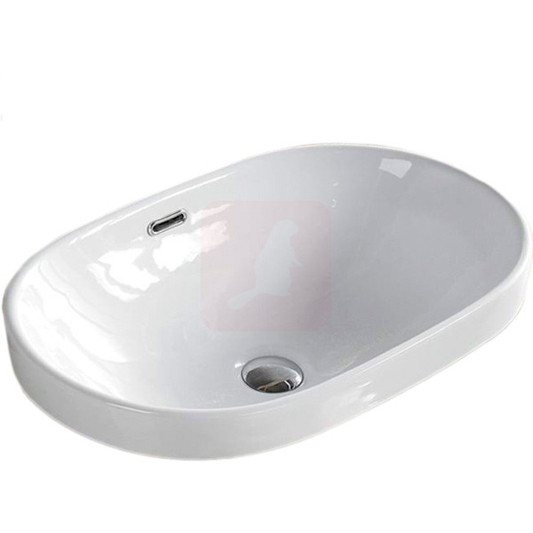 Раковина CeramaLux 61 5006С встраиваемая в тумбу