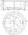 Ванна акриловая Aquatek Аура круглая 1800, без гидромассажа, с фр.панелью (вклеенный каркас)
