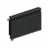 Радиатор биметаллический Rifar Monolit 500 х12 сек. НП левое (MVL) Антрацит