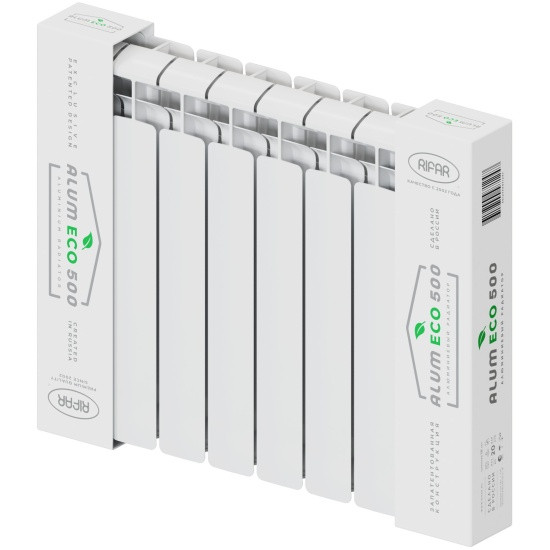 Алюминиевый радиатор Rifar Alum Eco 500, 12 секций