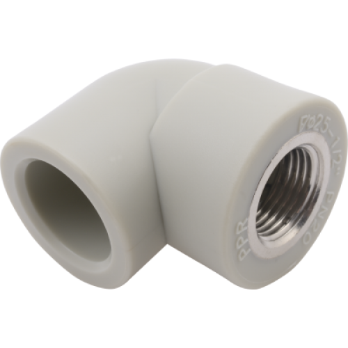 Колено комбинированное FV-Plast PPR ВP 16х1/2", серое Колено комбинированное FV-Plast PPR ВP 16х1/2", серое