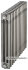 Радиатор трубчатый стальной Zehnder Charleston Retrofit 3057, 08 сек.1/2 ниж.подк. 0325 TL (кроншт.в компл.)